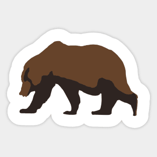 Grizzly Bear Sticker